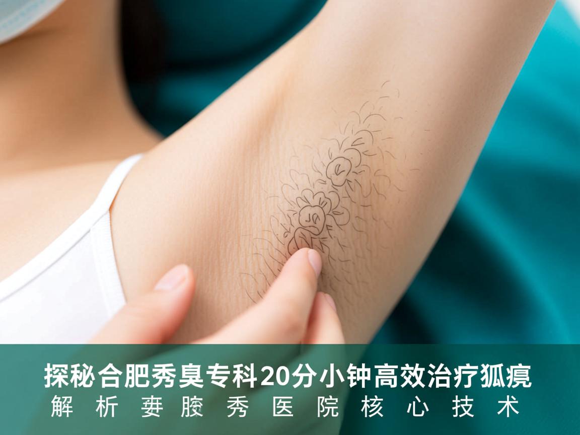 探秘合肥腋秀腋臭专科，20分钟高效治疗狐臭，解析腋秀医院核心技术