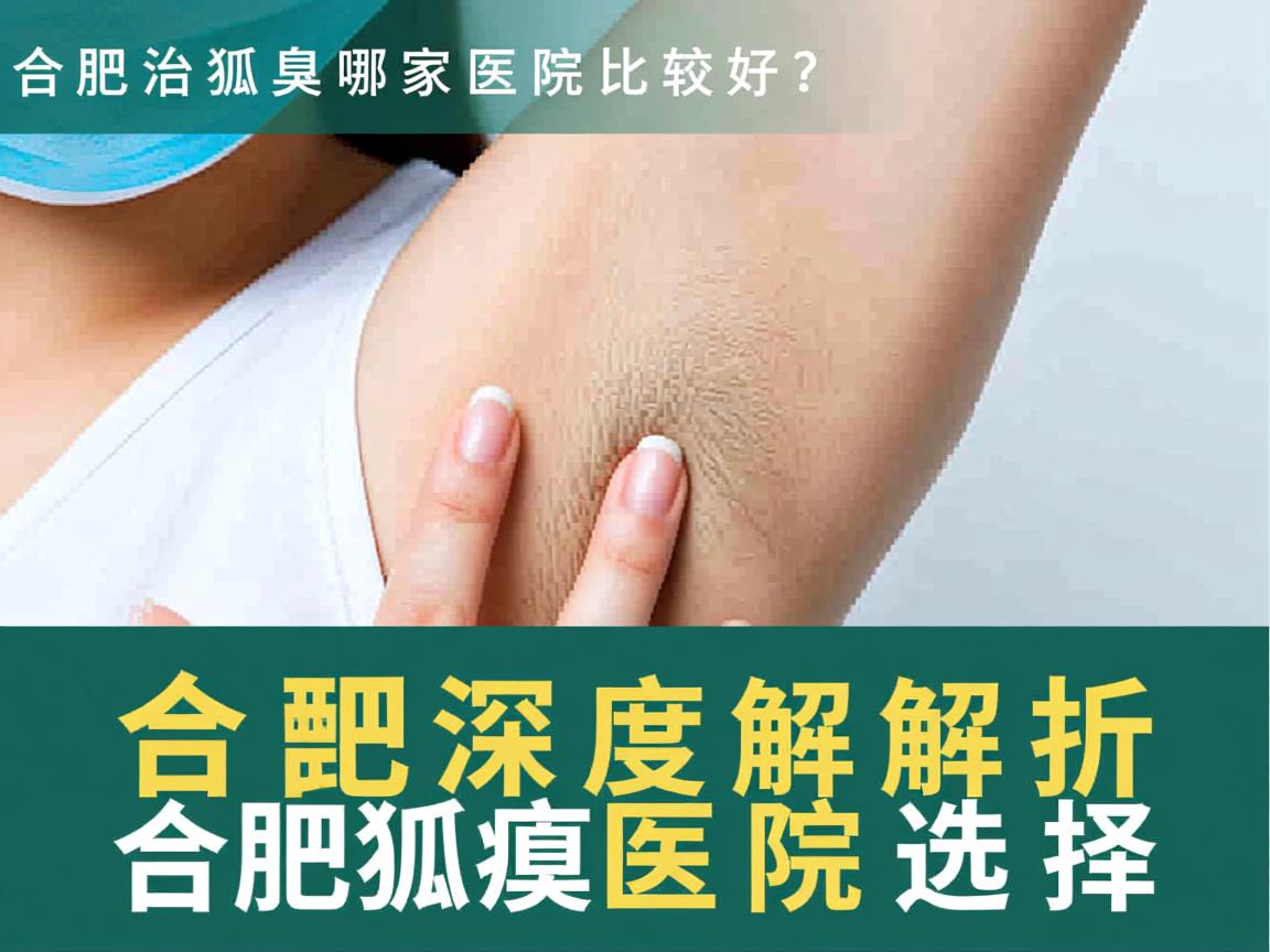 合肥治狐臭哪家医院比较好？深度解析合肥狐臭医院选择