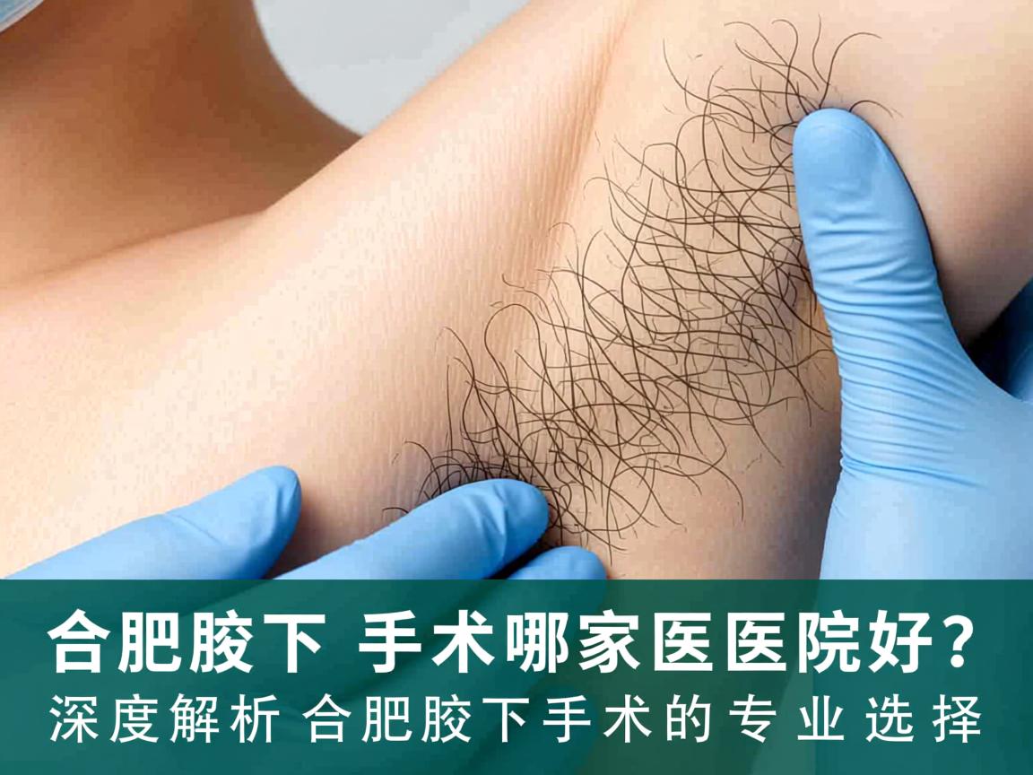 合肥腋下手术哪家医院好？深度解析合肥腋下手术的专业选择
