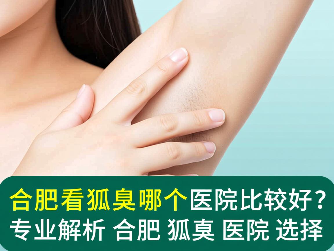 合肥看狐臭哪个医院比较好？专业解析合肥狐臭医院选择