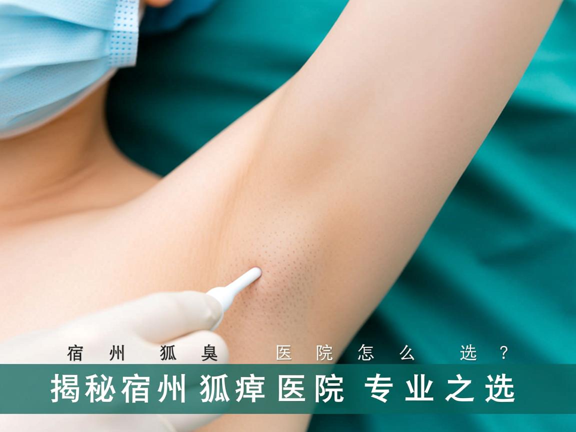 宿州狐臭医院怎么选？揭秘宿州狐臭医院专业之选
