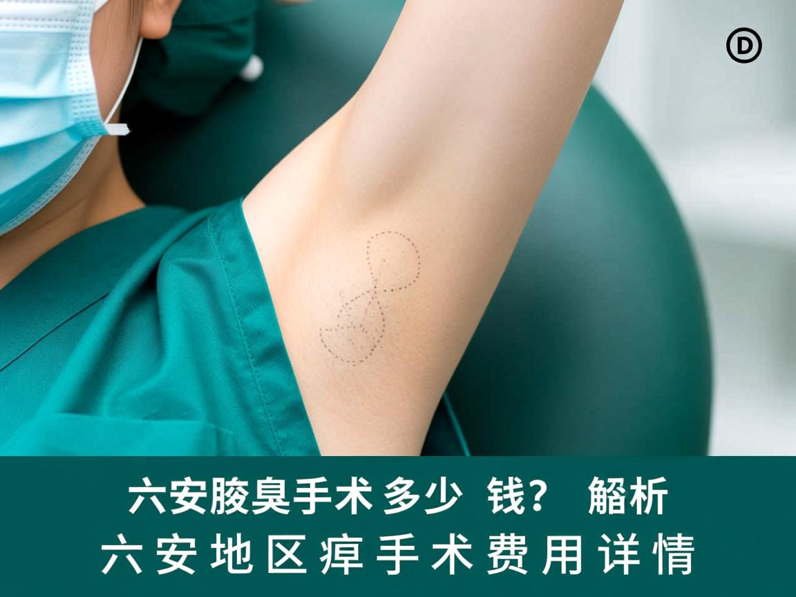 六安腋臭手术多少钱？解析六安地区腋臭手术费用详情