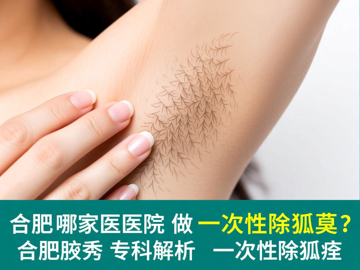 合肥哪家医院做一次性除狐臭？合肥腋秀专科解析一次性除狐臭