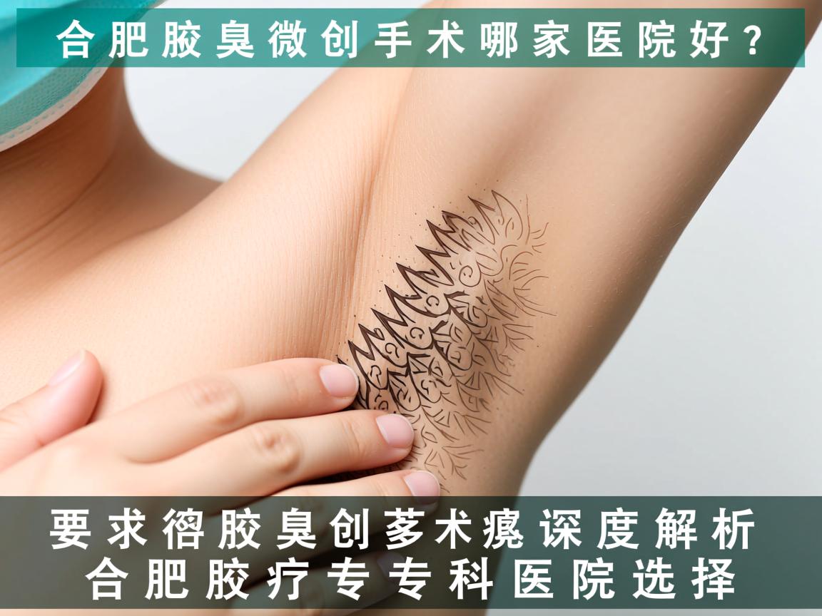 合肥腋臭微创手术哪家医院好？深度解析合肥腋臭专科医院选择