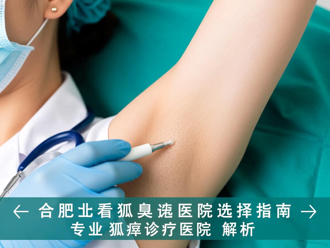 合肥看狐臭医院选择指南，专业狐臭诊疗医院解析