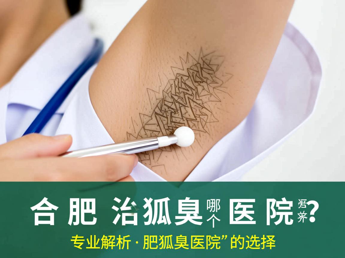 合肥治狐臭哪个医院好？专业解析合肥狐臭医院的选择