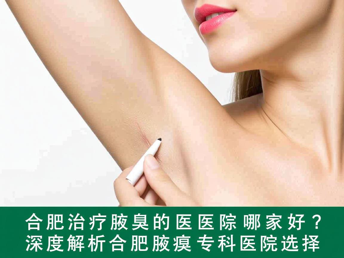 合肥治疗腋臭的医院哪家好？深度解析合肥腋臭专科医院选择