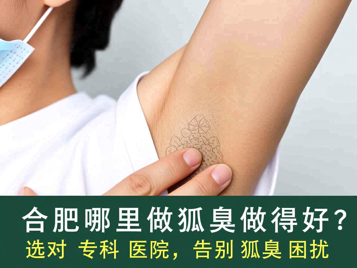 合肥哪里做狐臭做得好？选对专科医院，告别狐臭困扰