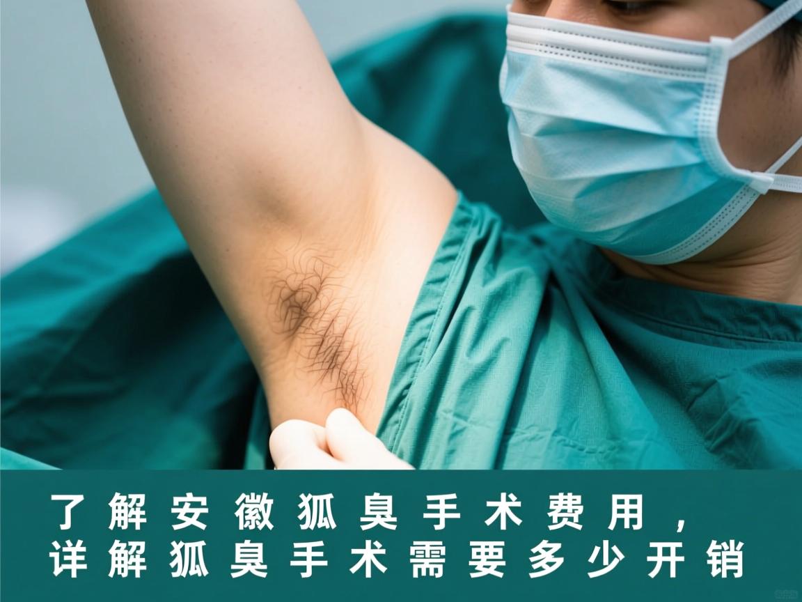了解安徽狐臭手术费用，详解狐臭手术需要多少开销