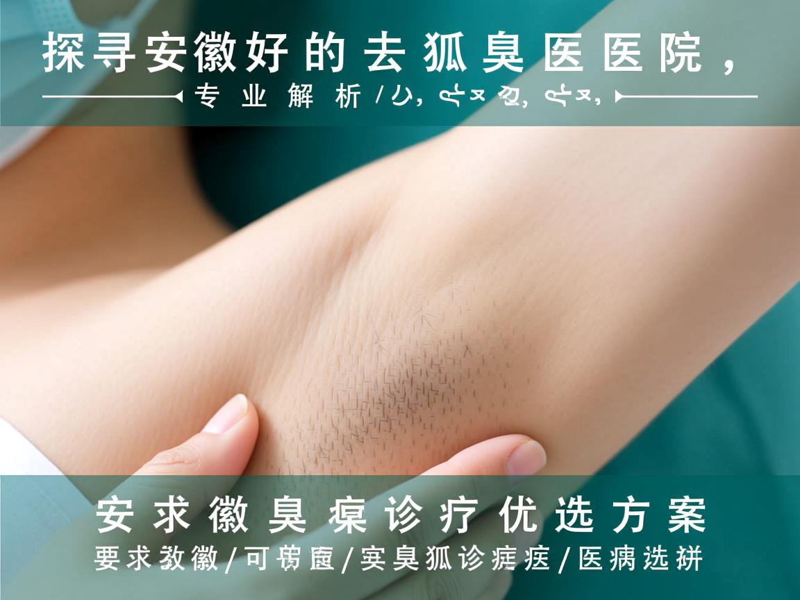 探寻安徽好的去狐臭医院，专业解析安徽狐臭诊疗优选方案