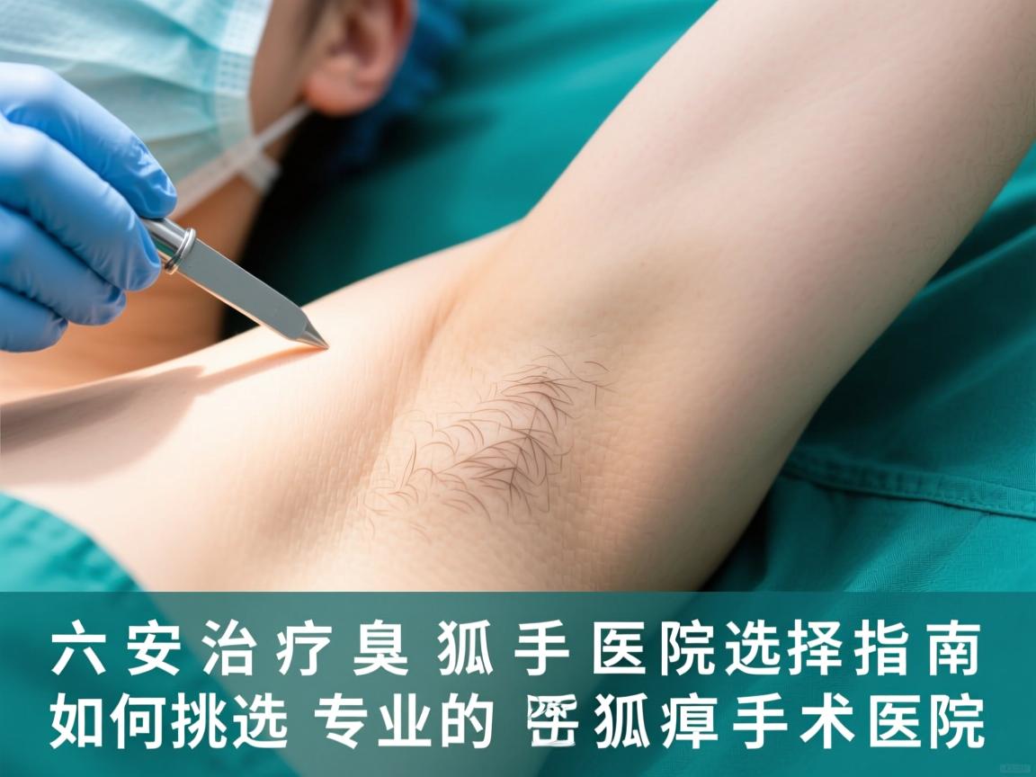 六安治疗狐臭手术医院选择指南，如何挑选专业的狐臭手术医院