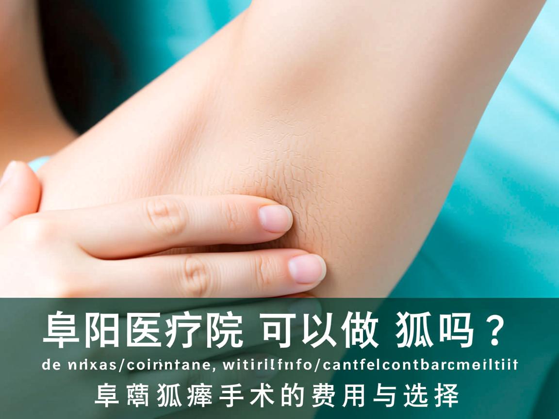 阜阳医院可以做狐臭吗？解析阜阳狐臭手术的费用与选择