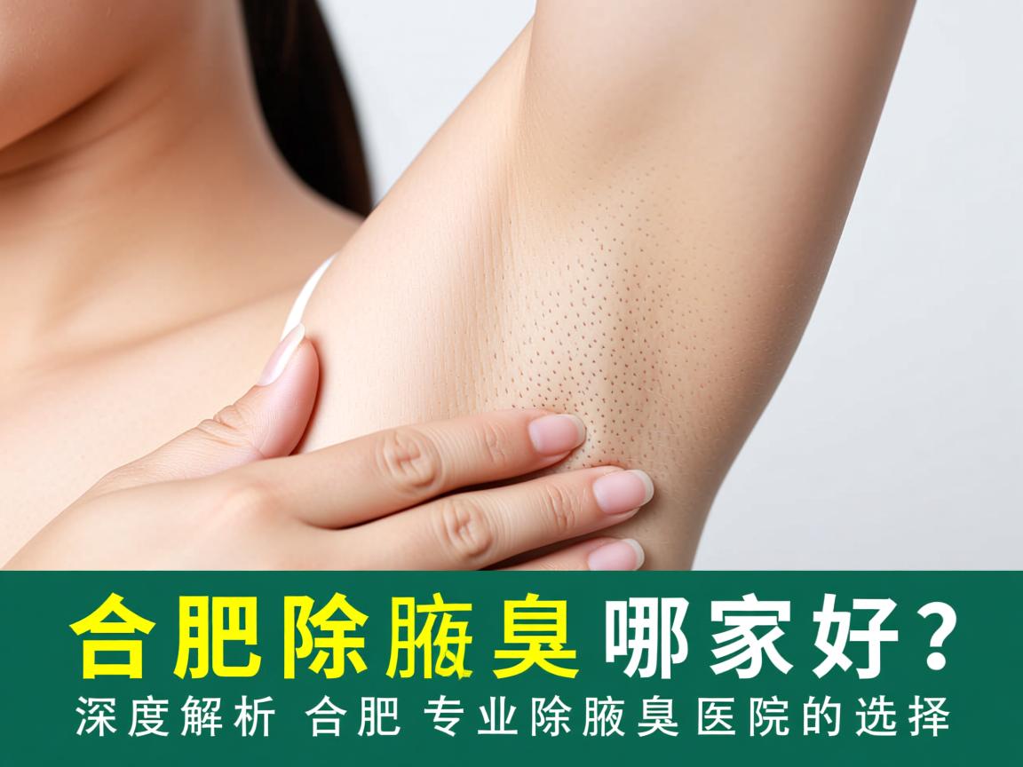 合肥除腋臭哪家好？深度解析合肥专业除腋臭医院的选择
