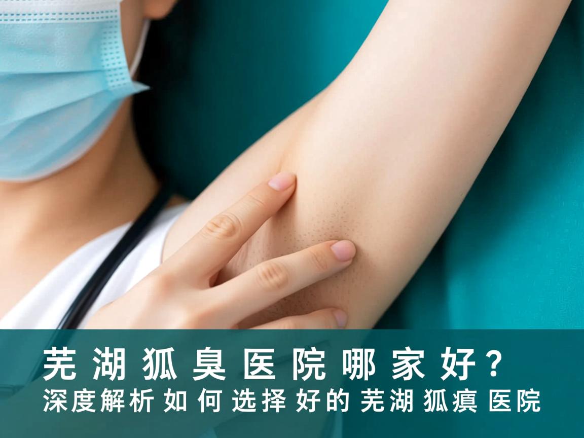 芜湖狐臭医院哪家好？深度解析如何选择好的芜湖狐臭医院
