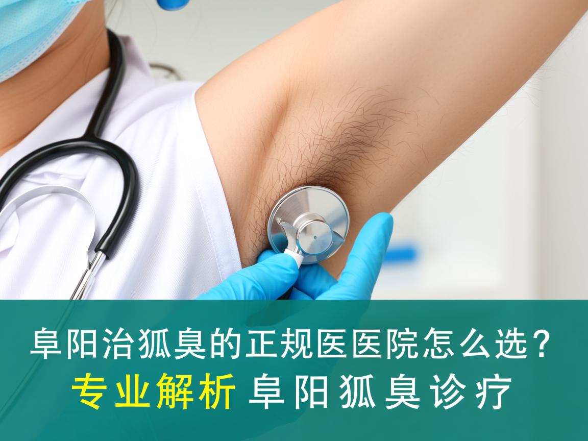 阜阳治狐臭的正规医院怎么选？专业解析阜阳狐臭诊疗