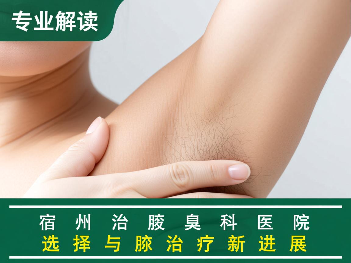 专业解读，宿州治腋臭科医院选择与腋臭治疗新进展
