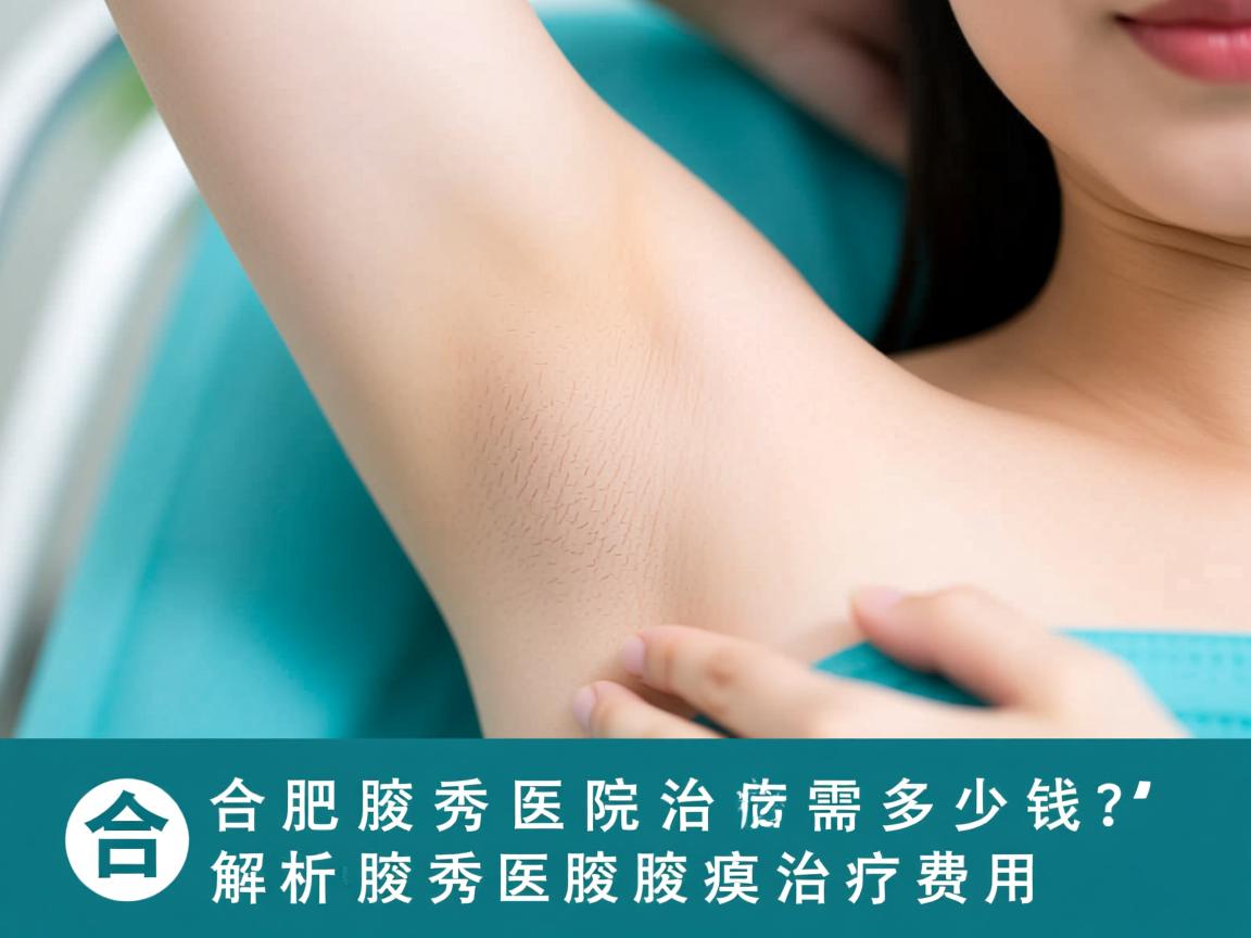 合肥腋秀医院治疗腋臭需要多少钱？解析腋秀医院腋臭治疗费用