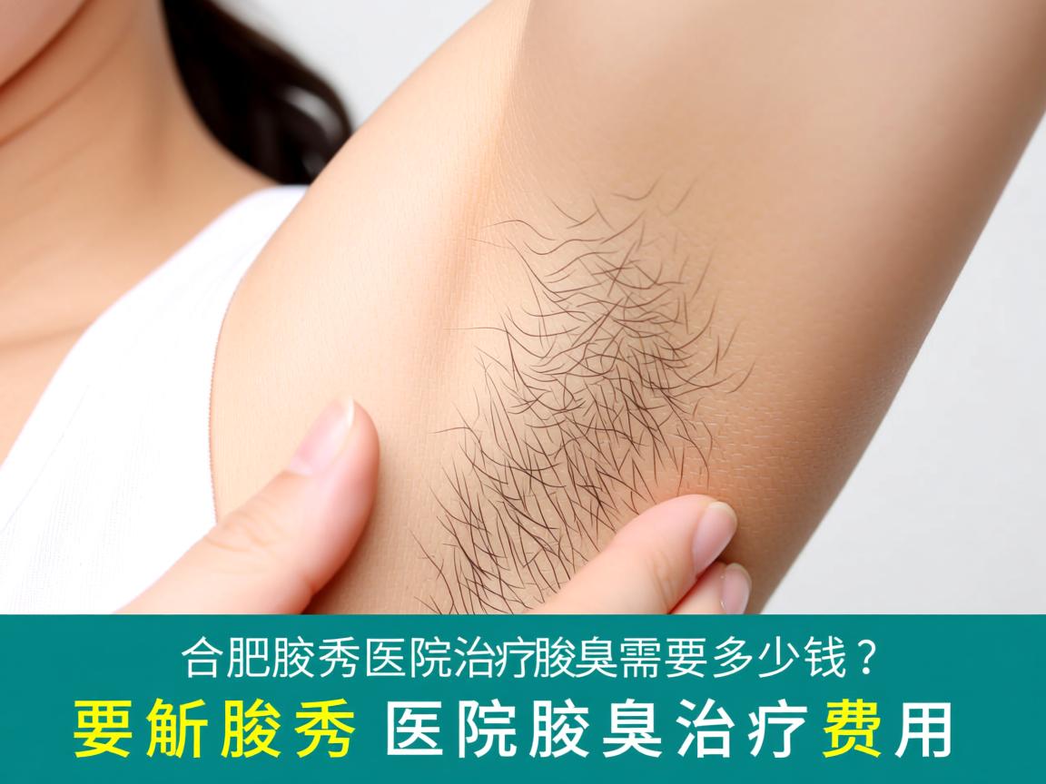 合肥腋秀医院治疗腋臭需要多少钱？解析腋秀医院腋臭治疗费用