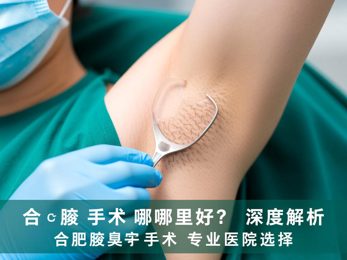 合肥腋臭手术哪里好？深度解析合肥腋臭手术专业医院选择
