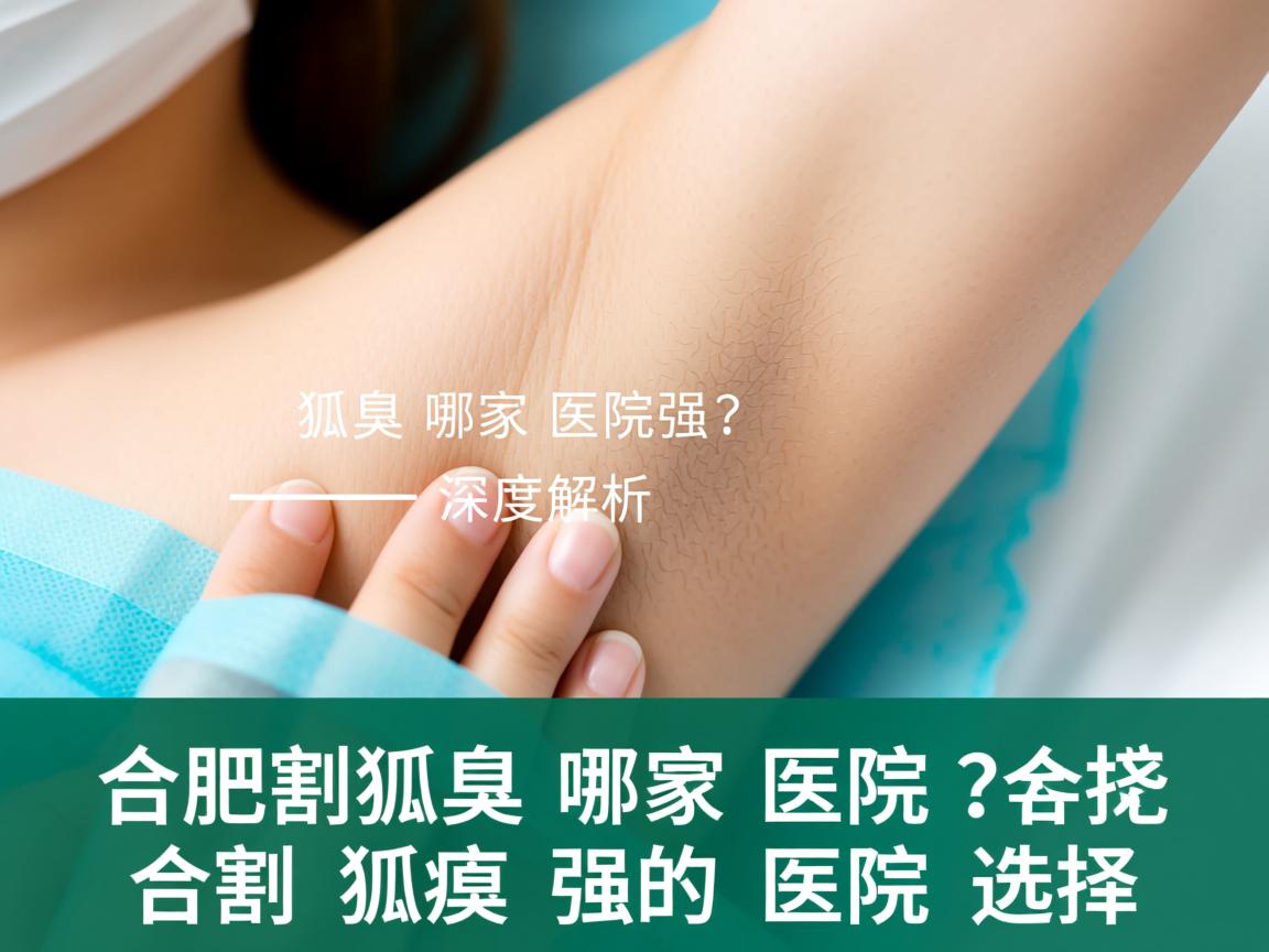 合肥割狐臭哪家医院强？深度解析合肥割狐臭强的医院选择