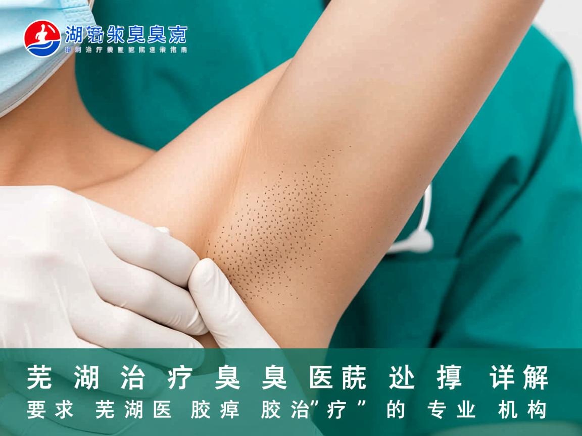 芜湖治疗腋臭医院选择指南，详解芜湖腋臭治疗的专业机构