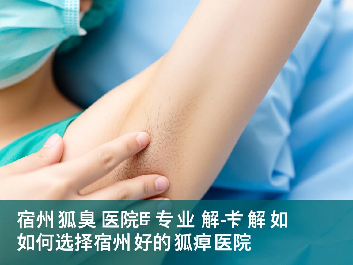 宿州狐臭医院专业解析，如何选择宿州好的狐臭医院