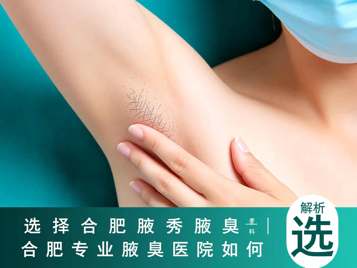 选择合肥腋秀腋臭专科，解析合肥专业腋臭医院如何选
