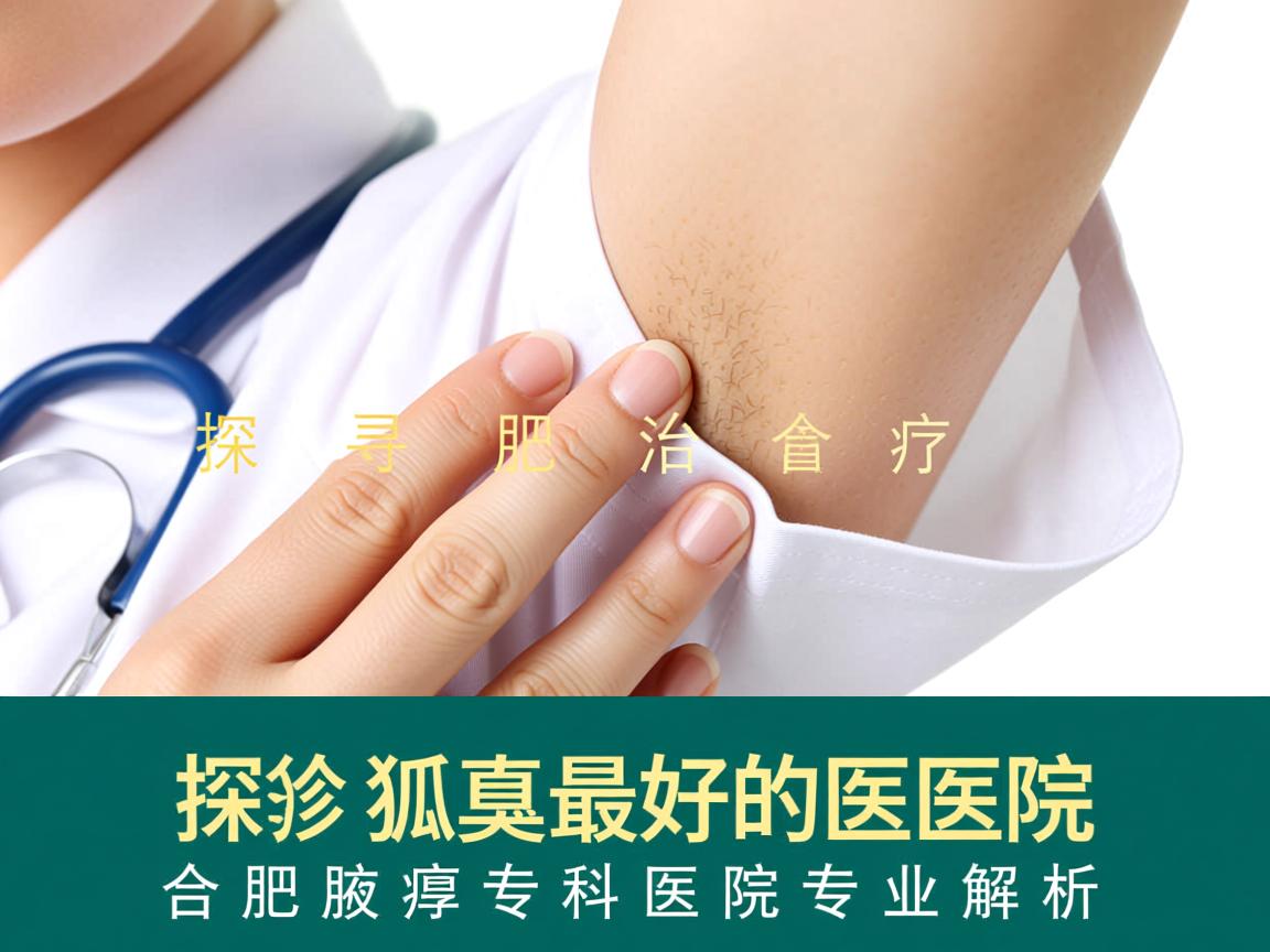 探寻合肥治疗狐臭最好的医院，合肥腋臭专科医院专业解析