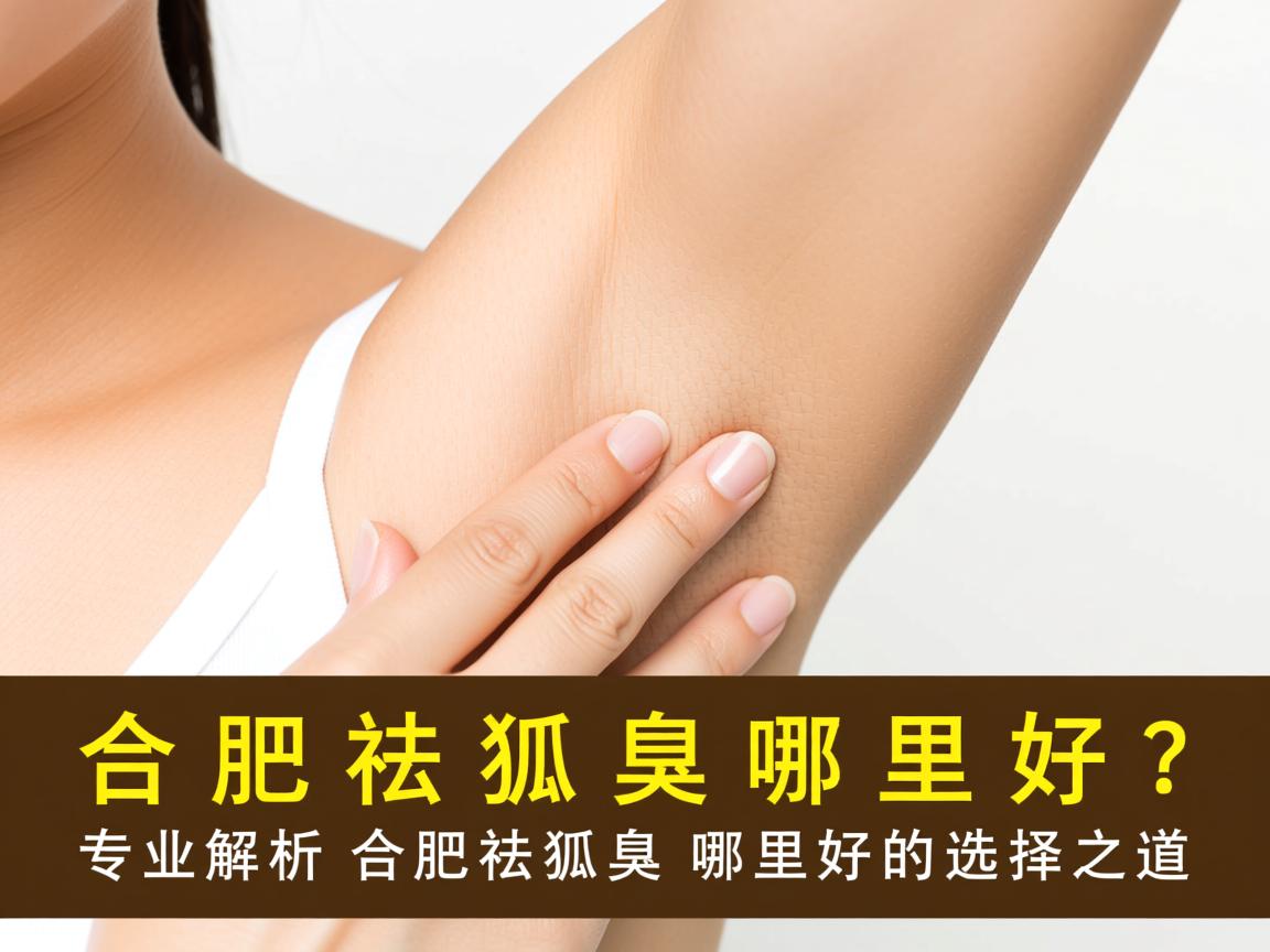 合肥祛狐臭哪里好？专业解析合肥祛狐臭哪里好的选择之道