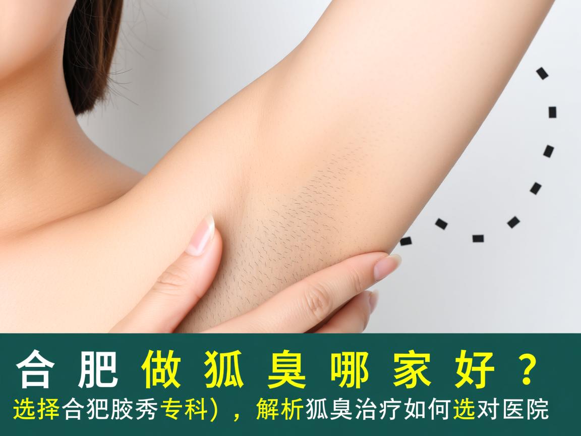 合肥做狐臭哪家好？选择合肥腋秀专科，解析狐臭治疗如何选对医院