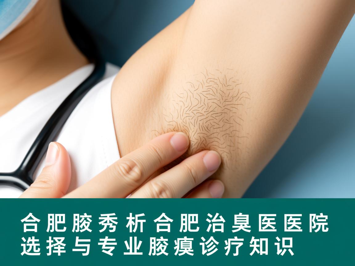 合肥腋秀解析，合肥治腋臭的医院选择与专业腋臭诊疗知识
