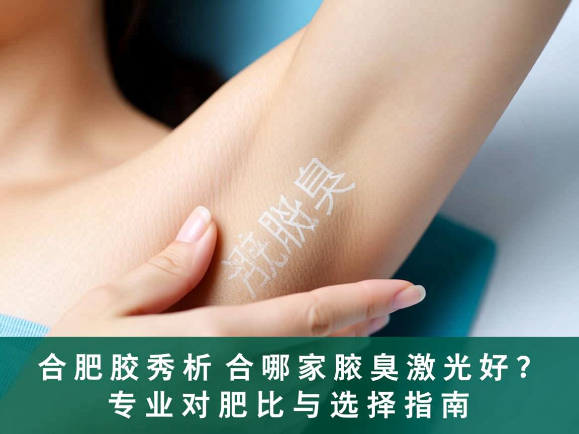 合肥腋秀解析，合肥哪家腋臭激光好？专业对比与选择指南