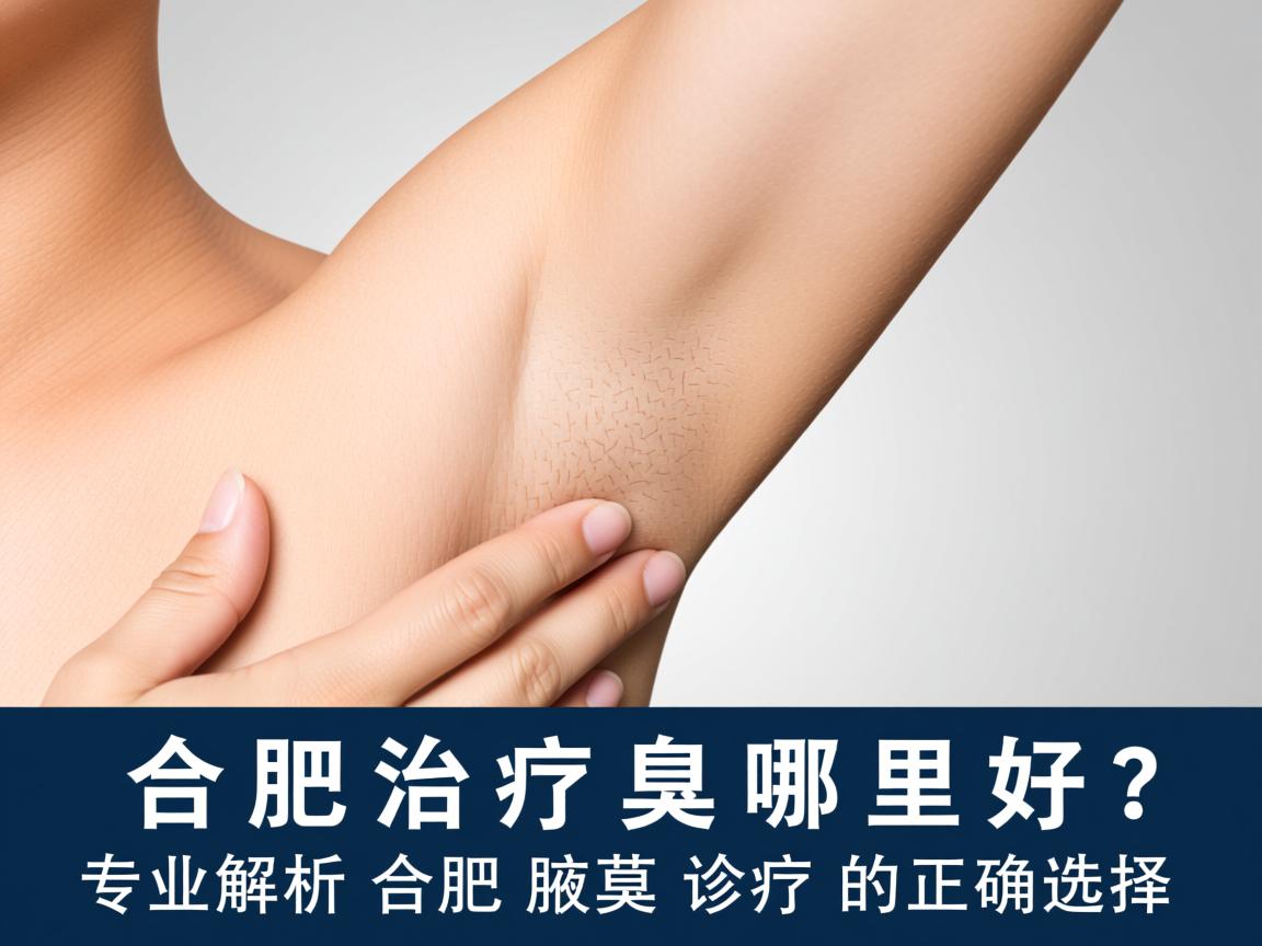 合肥治疗腋臭哪里好？专业解析合肥腋臭诊疗的正确选择