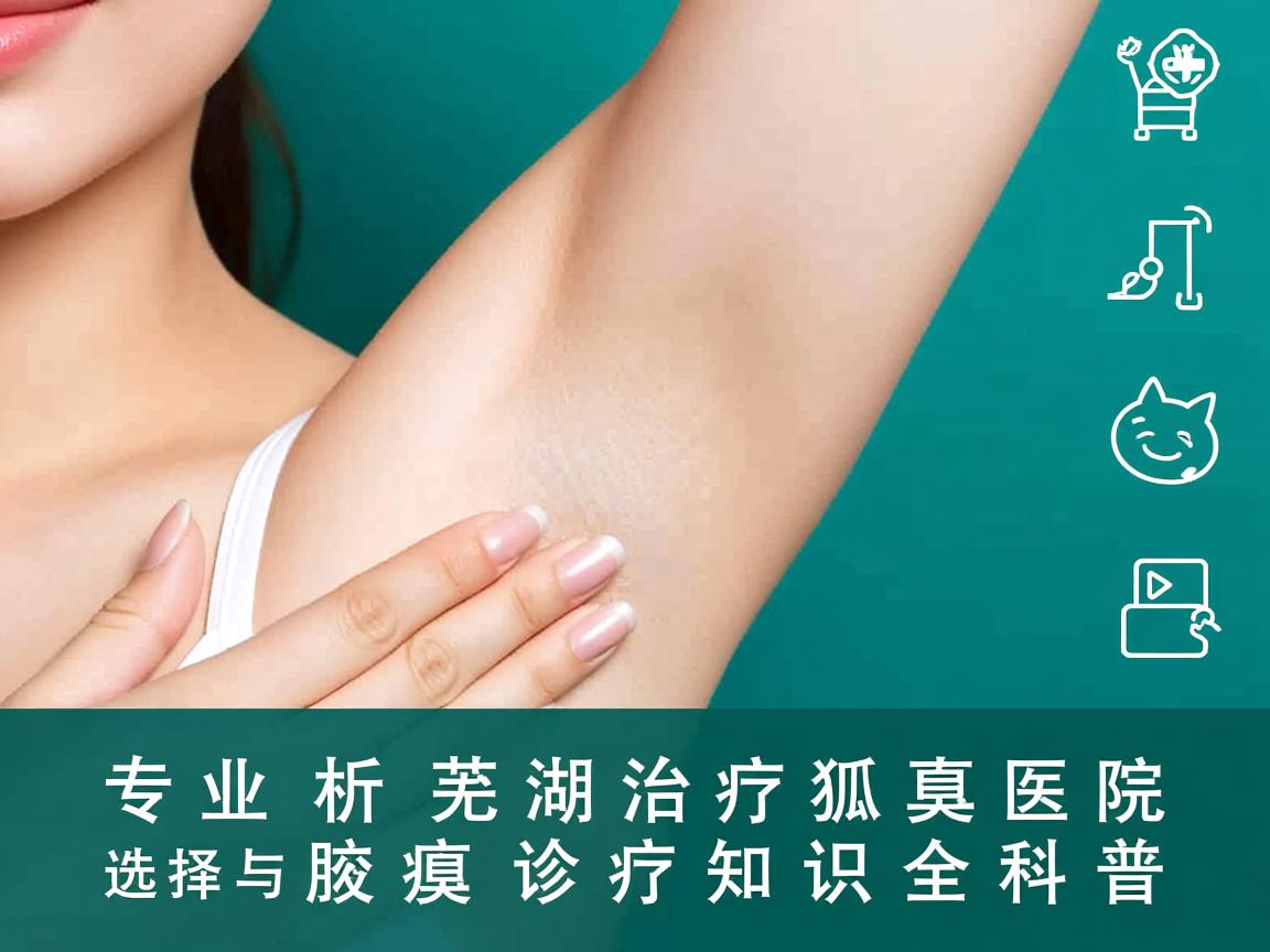 专业解析，芜湖治疗狐臭医院选择与腋臭诊疗知识全科普