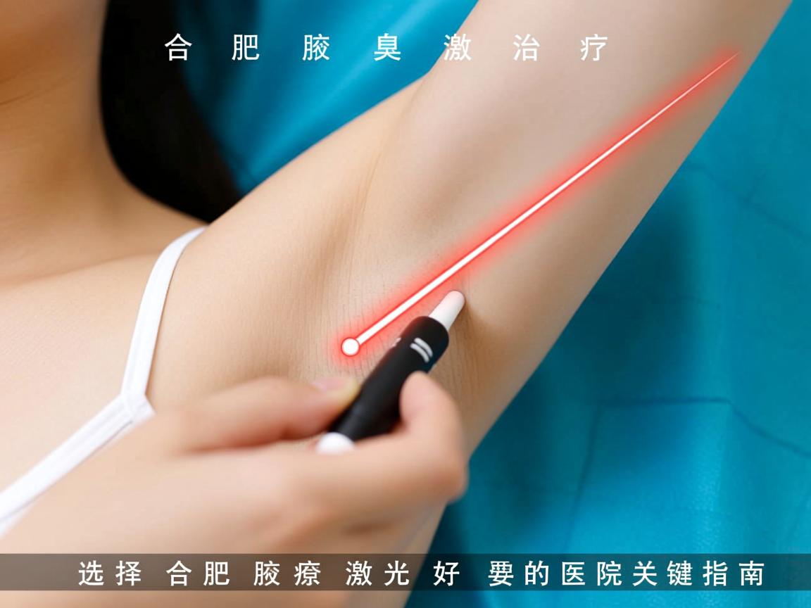 合肥腋臭激光治疗，选择合肥腋臭激光好的医院关键指南