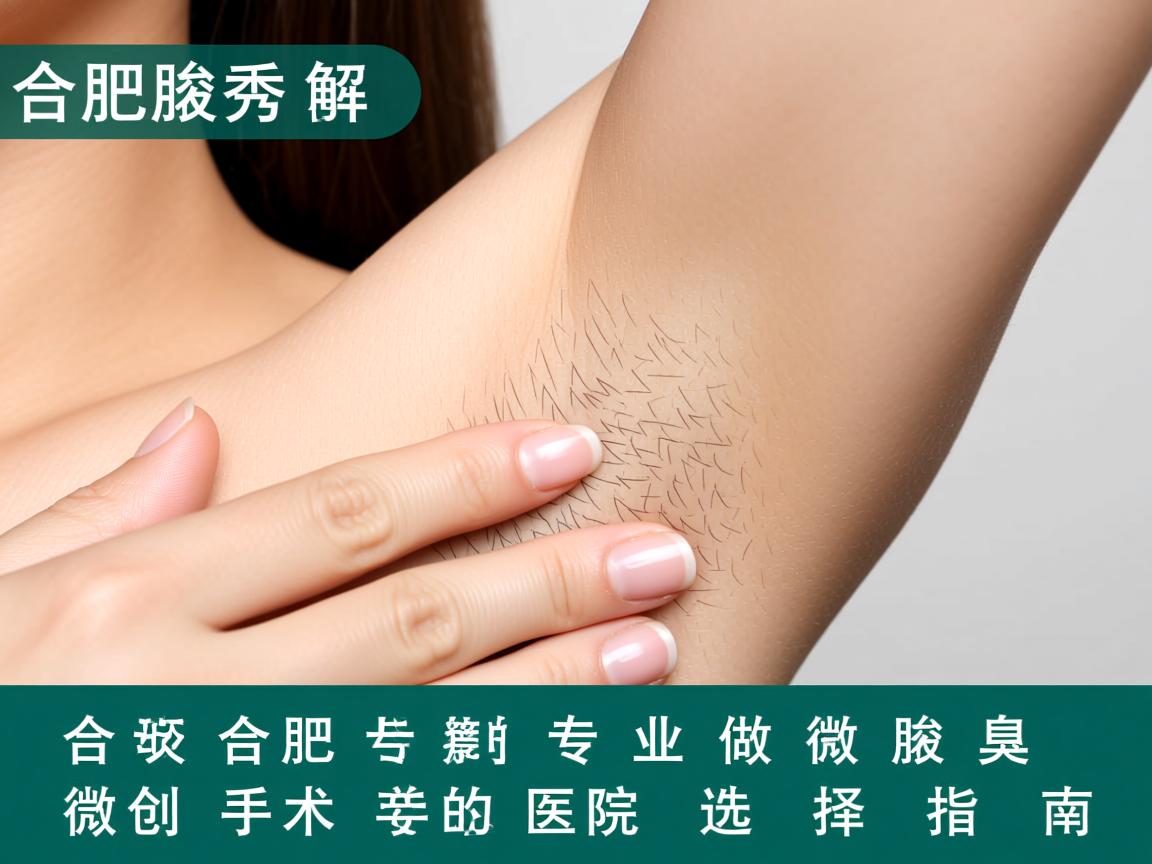 合肥腋秀解析，合肥专业做腋臭微创手术的医院选择指南
