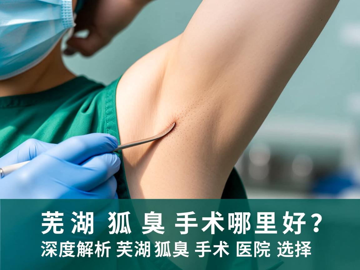 芜湖狐臭手术哪里好？深度解析芜湖狐臭手术医院选择