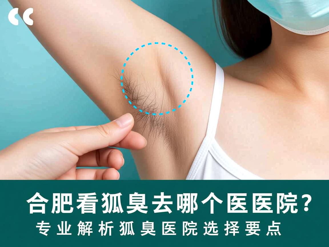 合肥看狐臭去哪个医院？专业解析狐臭医院选择要点