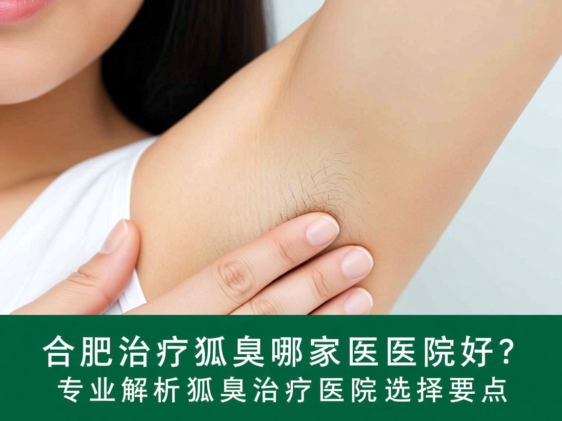合肥治疗狐臭哪家医院好？专业解析狐臭治疗医院选择要点