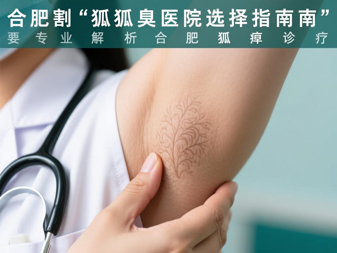 合肥割狐臭医院选择指南，专业解析合肥狐臭诊疗