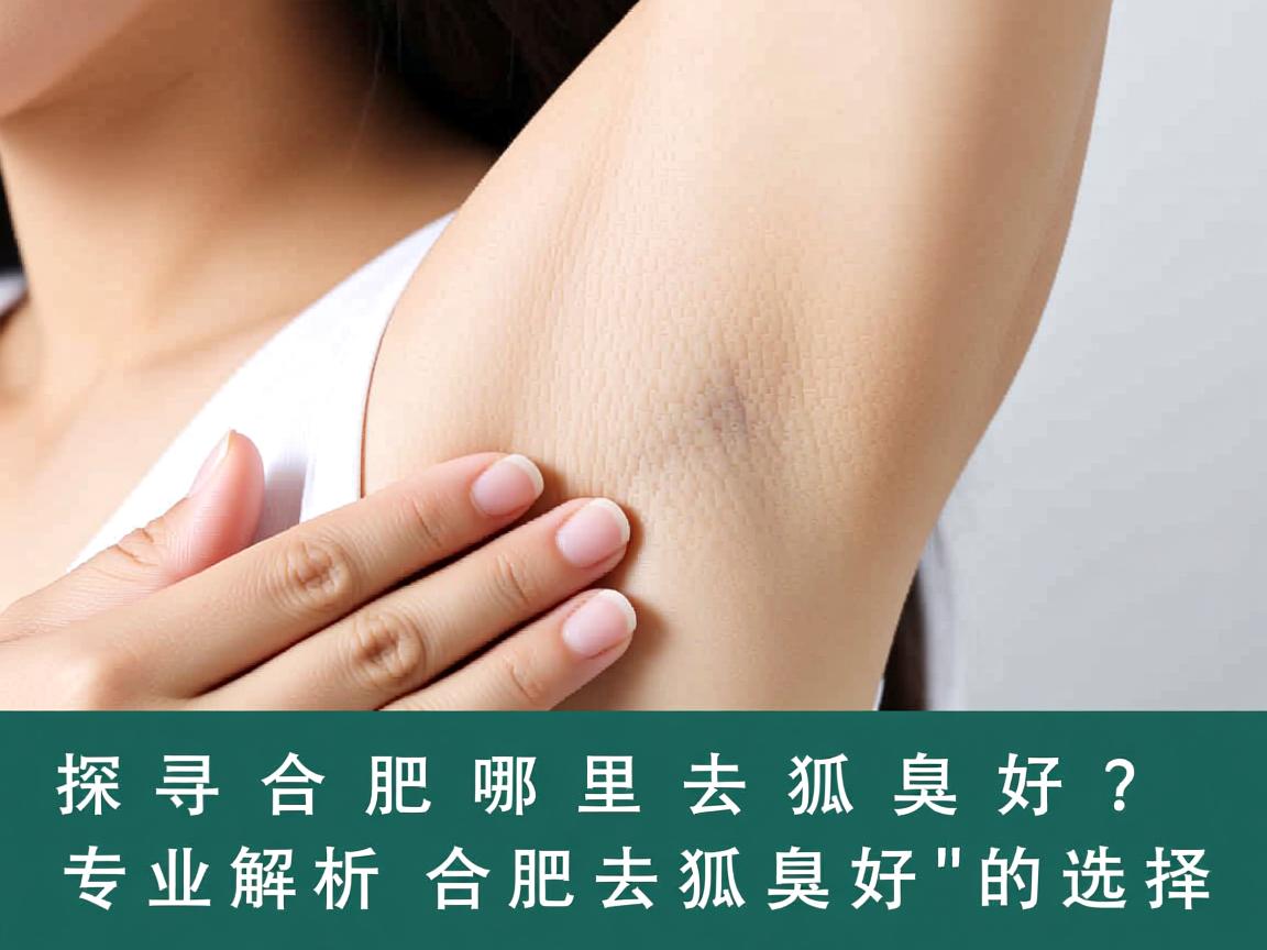 探寻合肥哪里去狐臭好？专业解析合肥去狐臭好的选择