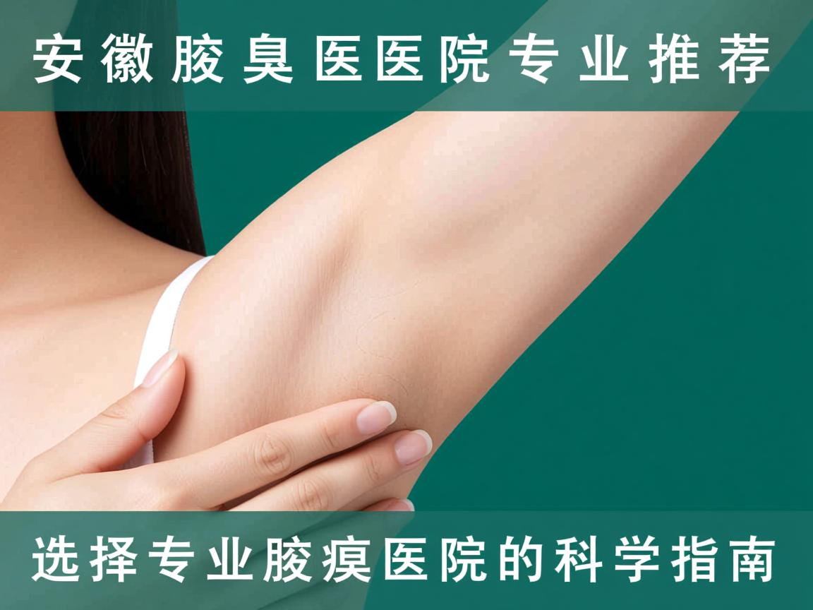 安徽腋臭医院专业推荐，选择专业腋臭医院的科学指南