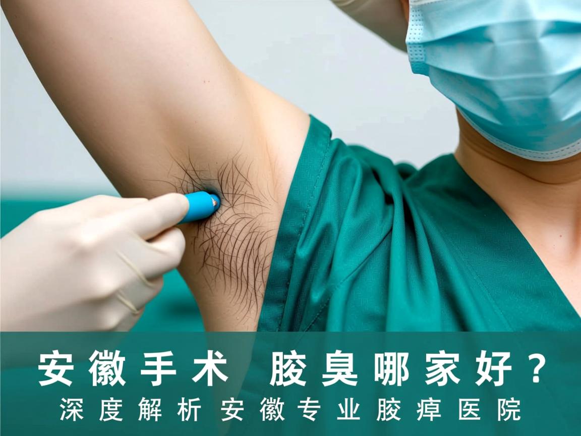 安徽腋臭手术哪家好？深度解析安徽专业腋臭医院