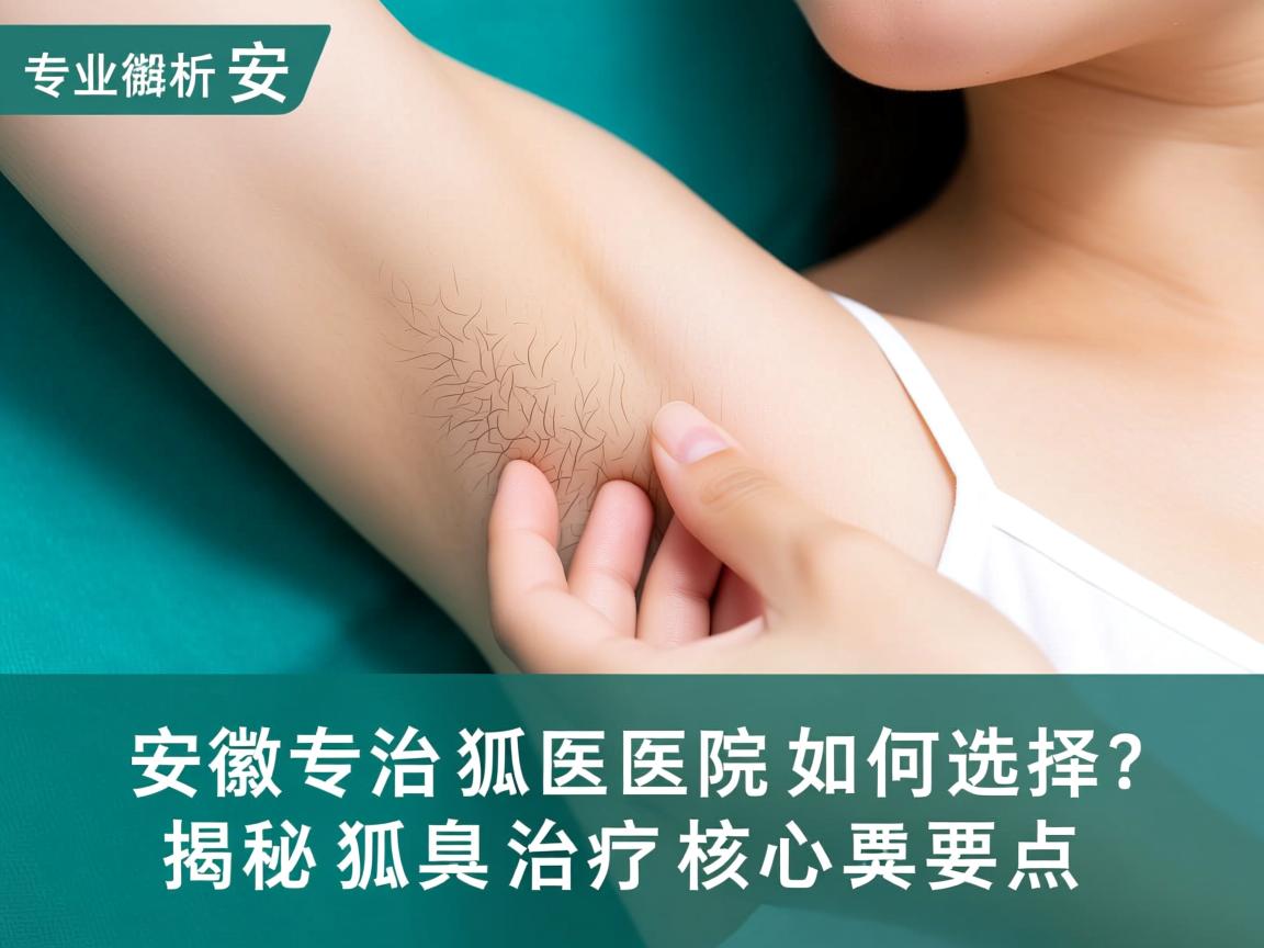 专业解析，安徽专治狐臭医院如何选择？揭秘狐臭治疗核心要点
