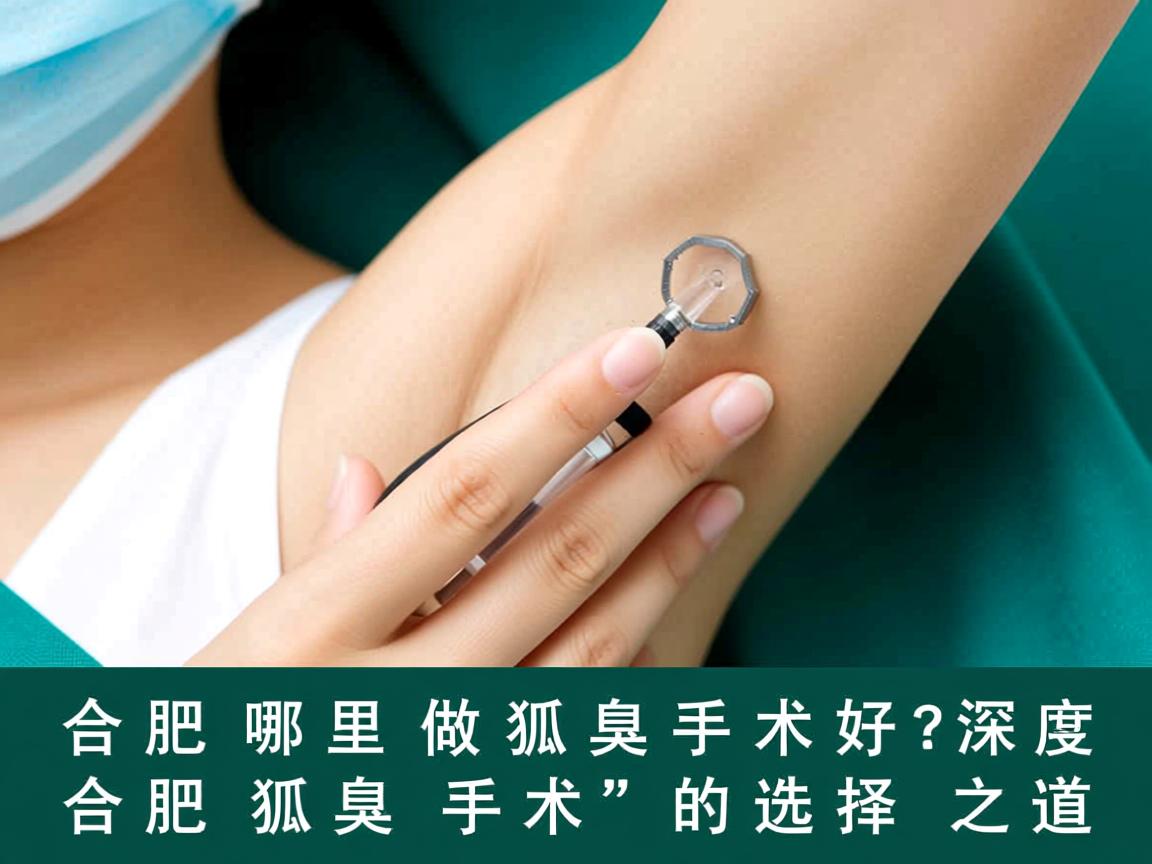合肥哪里做狐臭手术好?深度解析合肥狐臭手术的选择之道 合肥哪里做狐臭手术好?深度解析合肥狐臭手术的选择之道
