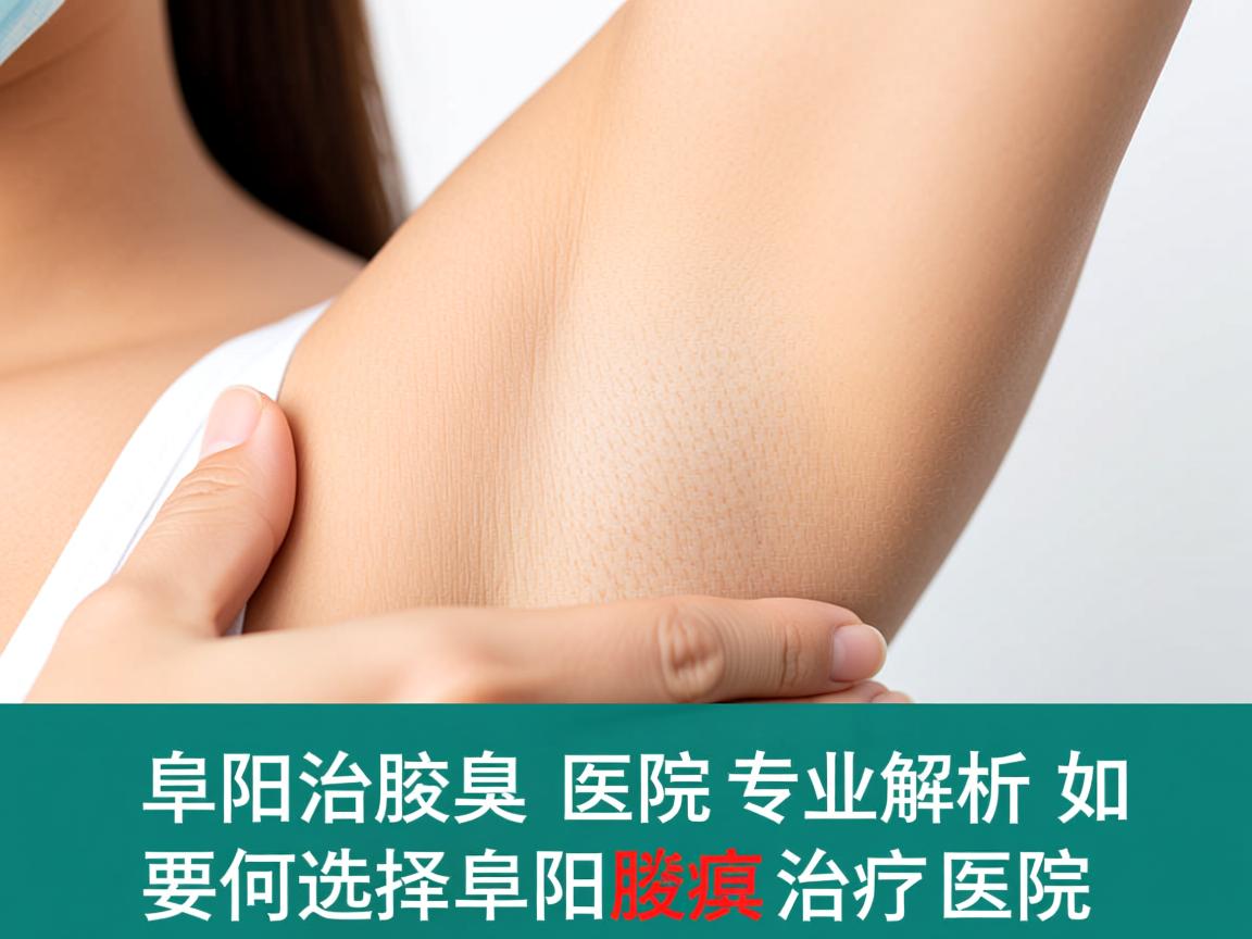 阜阳治腋臭医院专业解析，如何选择阜阳腋臭治疗医院