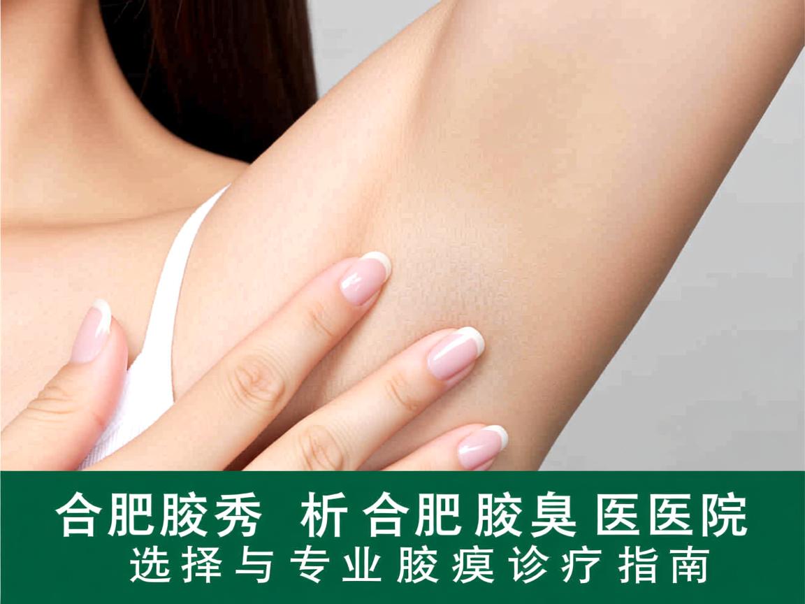 合肥腋秀解析，合肥腋臭医院选择与专业腋臭诊疗指南