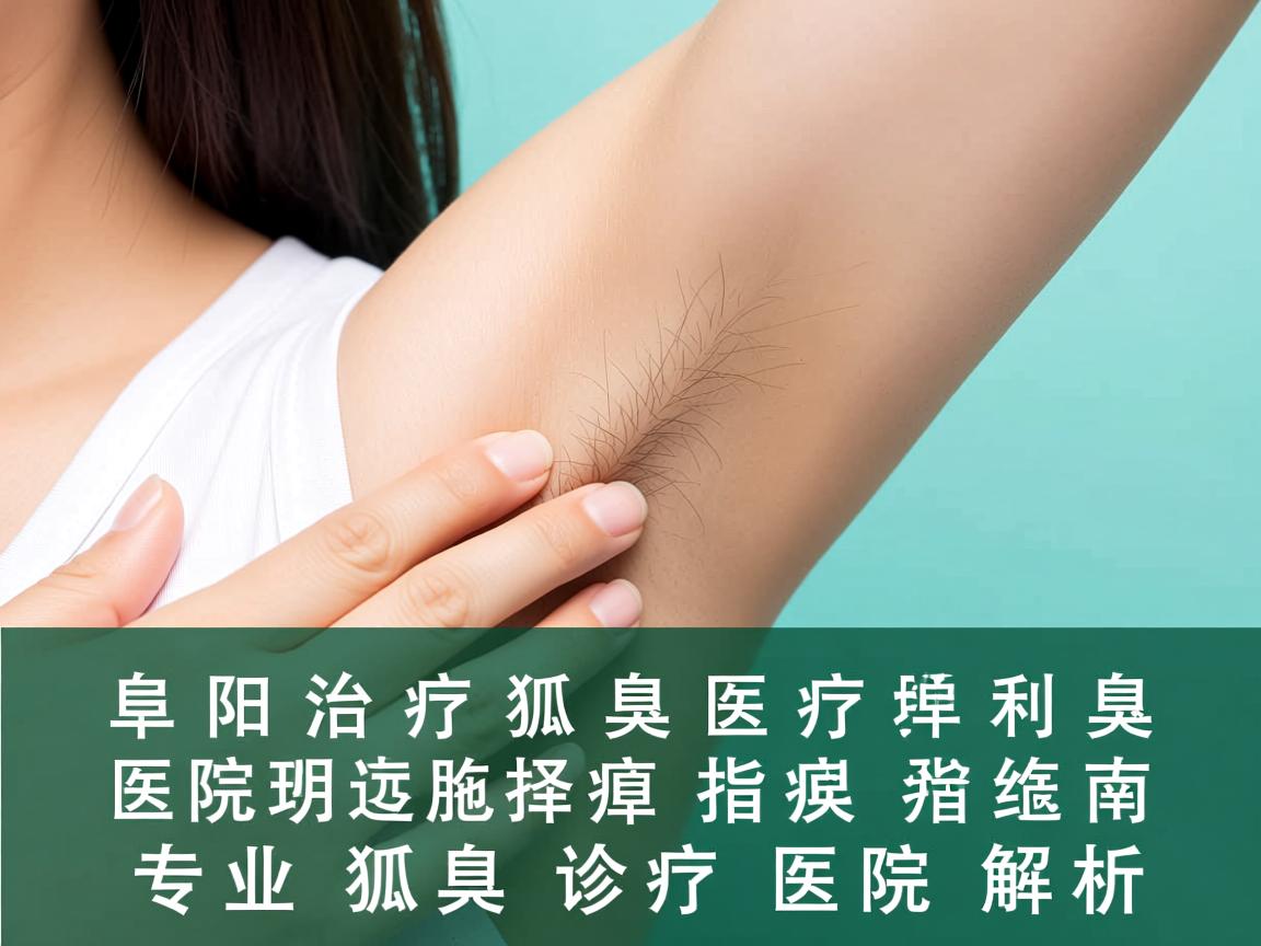 阜阳治疗狐臭医院选择指南，专业狐臭诊疗医院解析