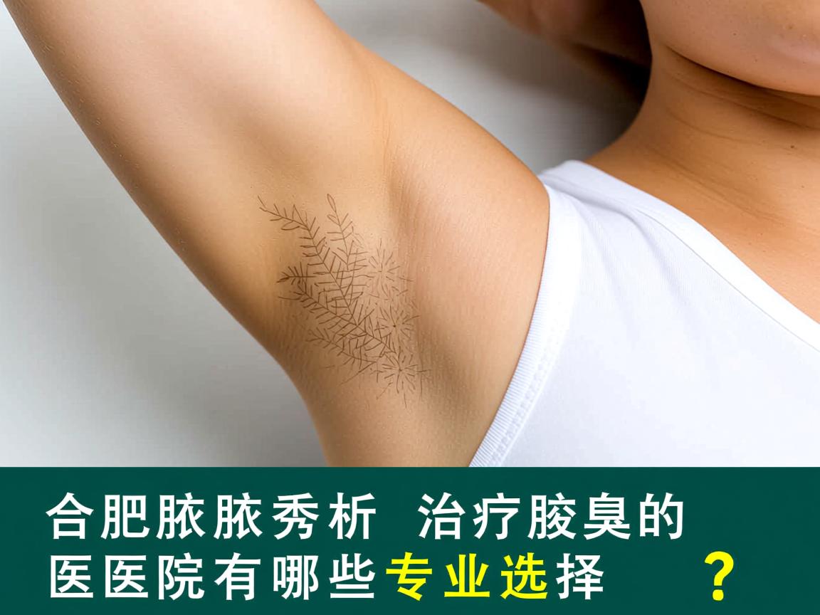 合肥腋秀解析，合肥治疗腋臭的医院有哪些专业选择？