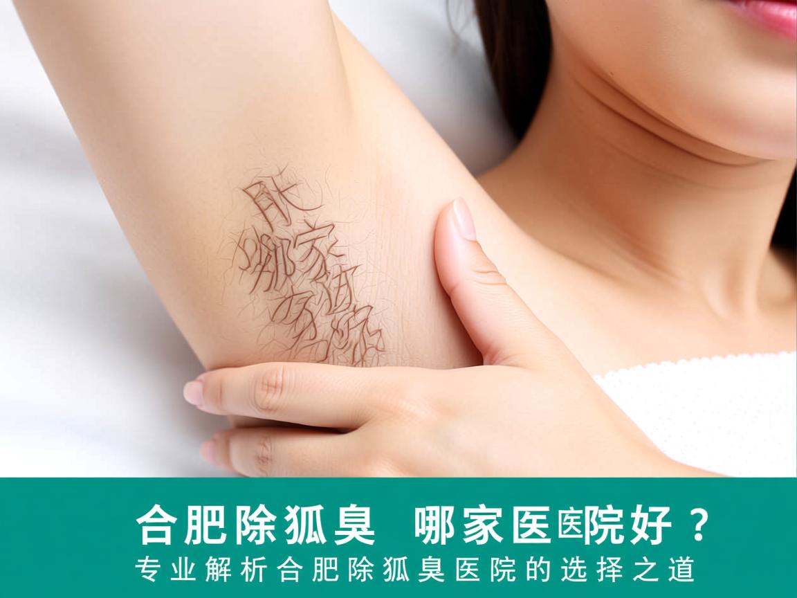 合肥除狐臭哪家医院好？专业解析合肥除狐臭医院的选择之道